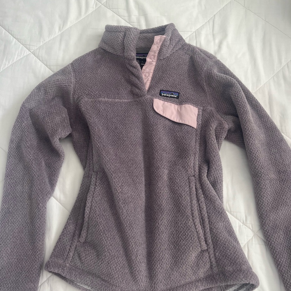 Patagonia Women's Gray and Pink Jacket